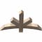 Ekena Millwork Alberta Smooth Timber Gable Bracket, Douglas Fir, 36"W x 21"H x 3 1/2"D x 3 1/2"F, 14/12 Pitch GBW036X21X0404ALB00SDF - alternate 5